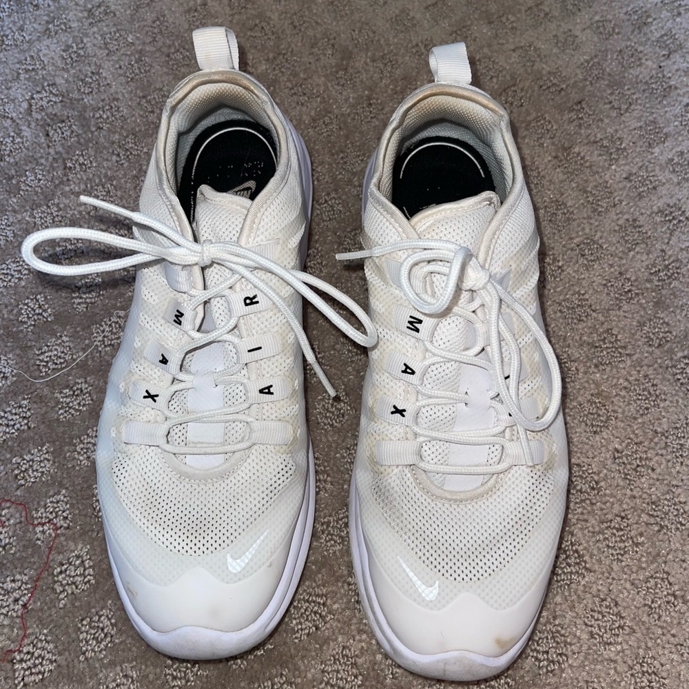 Nike air max white shoes